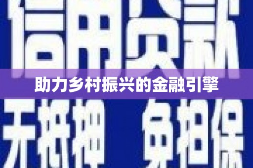玄武助力乡村振兴的金融引擎