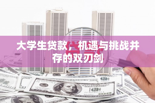 泌阳大学生贷款，机遇与挑战并存的双刃剑