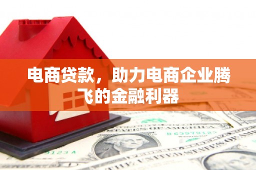章丘电商贷款，助力电商企业腾飞的金融利器