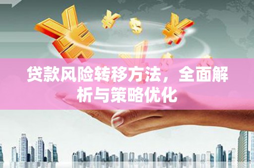 德钦贷款风险转移方法，全面解析与策略优化