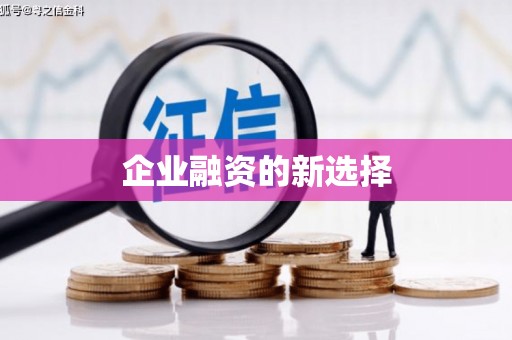 安次企业融资的新选择
