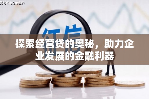 英德探索经营贷的奥秘，助力企业发展的金融利器