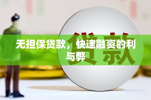 田林无担保贷款，快速融资的利与弊