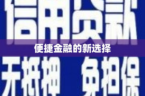 巴青便捷金融的新选择