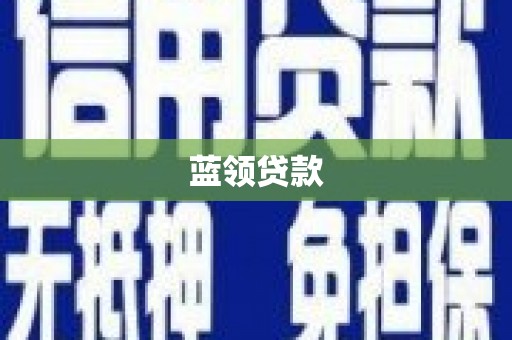 褒忠蓝领贷款