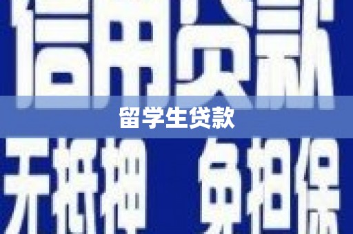 巴里坤留学生贷款