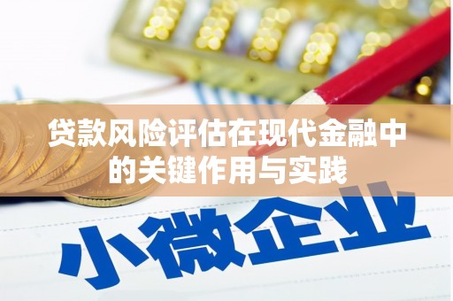 风顺堂区贷款风险评估在现代金融中的关键作用与实践
