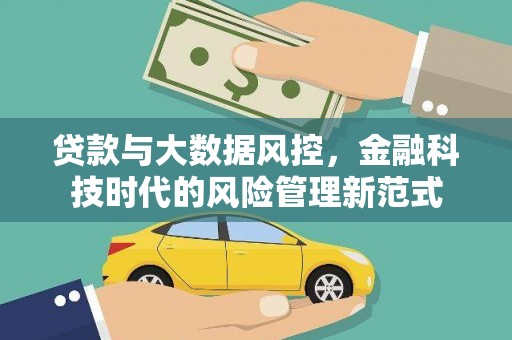 平顶山贷款与大数据风控，金融科技时代的风险管理新范式