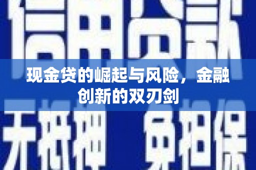 思南现金贷的崛起与风险，金融创新的双刃剑