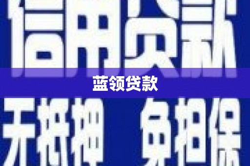 乡城蓝领贷款