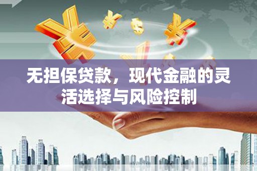乐陵无担保贷款，现代金融的灵活选择与风险控制
