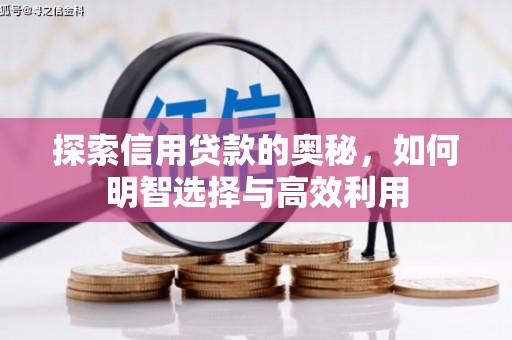 八里探索信用贷款的奥秘，如何明智选择与高效利用